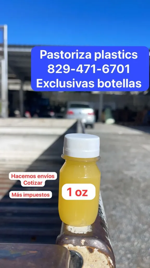 BOTELLA CILINDRICA DE 1 OZ CON TAPA