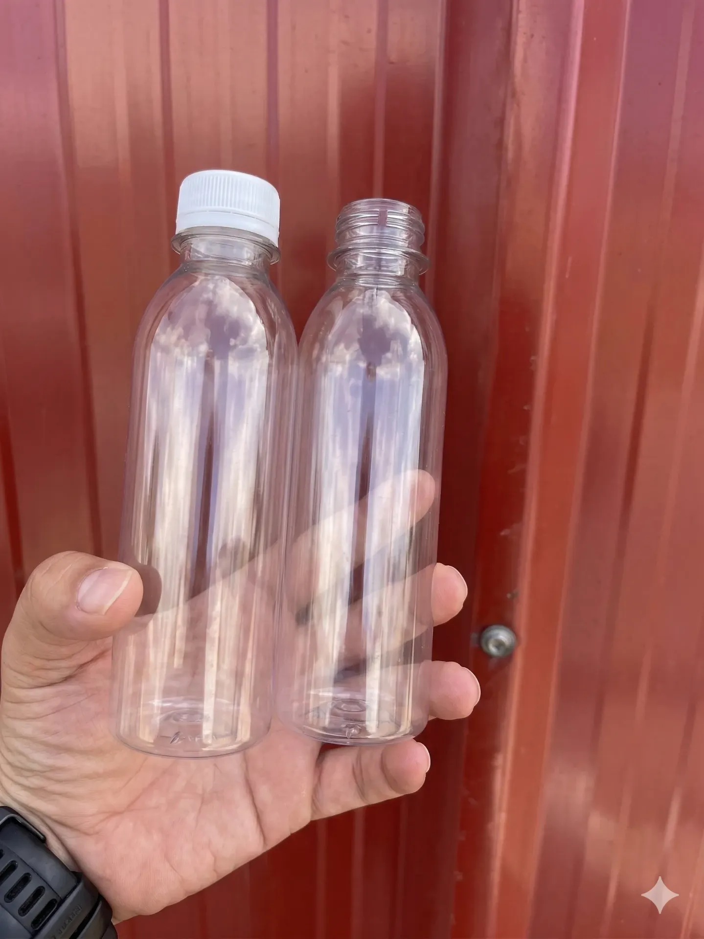 BOTELLA CILINDRICA DE 8 OZ CON TAPA 