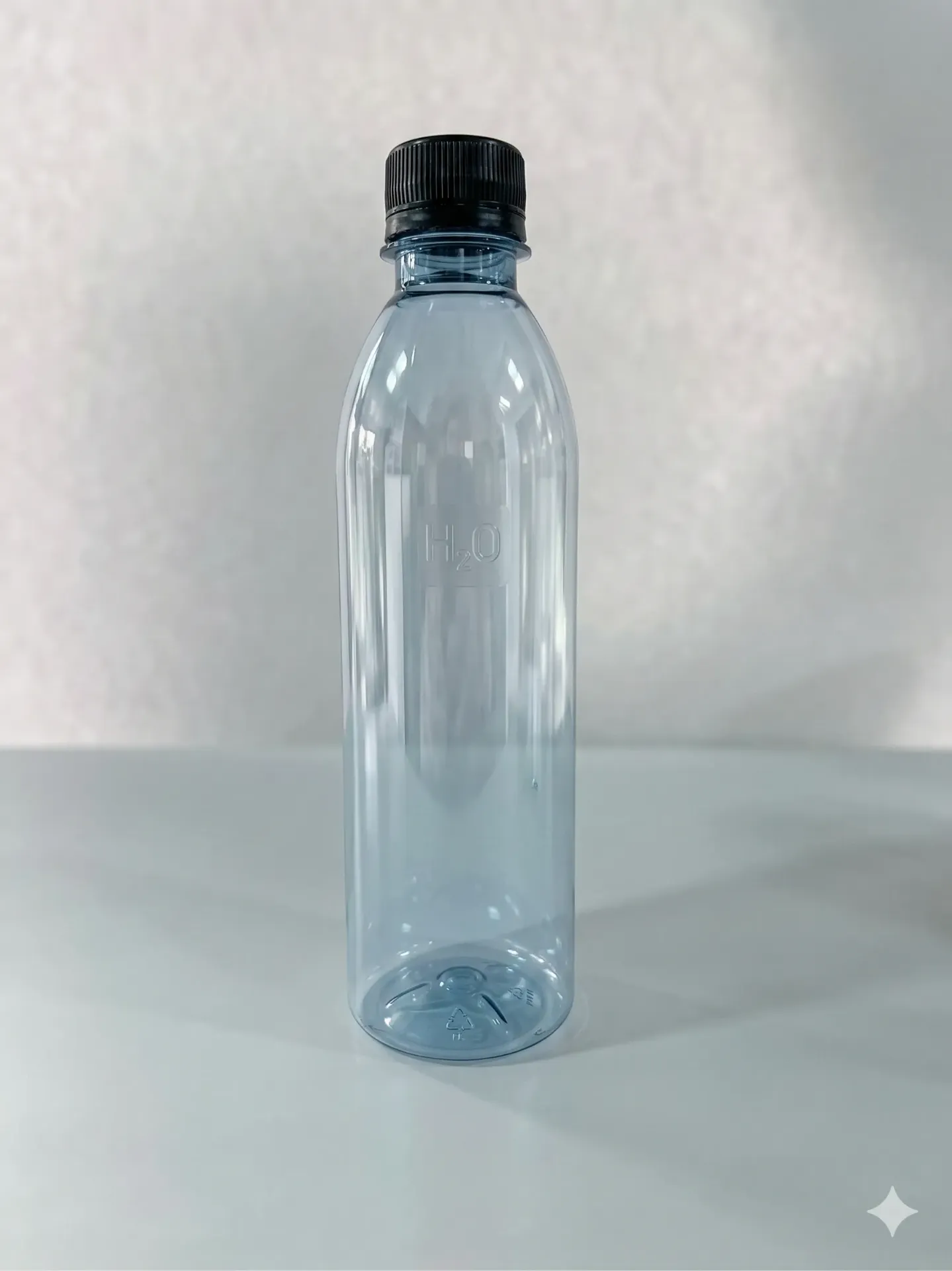 BOTELLA LISA AZUL DE 8 OZ