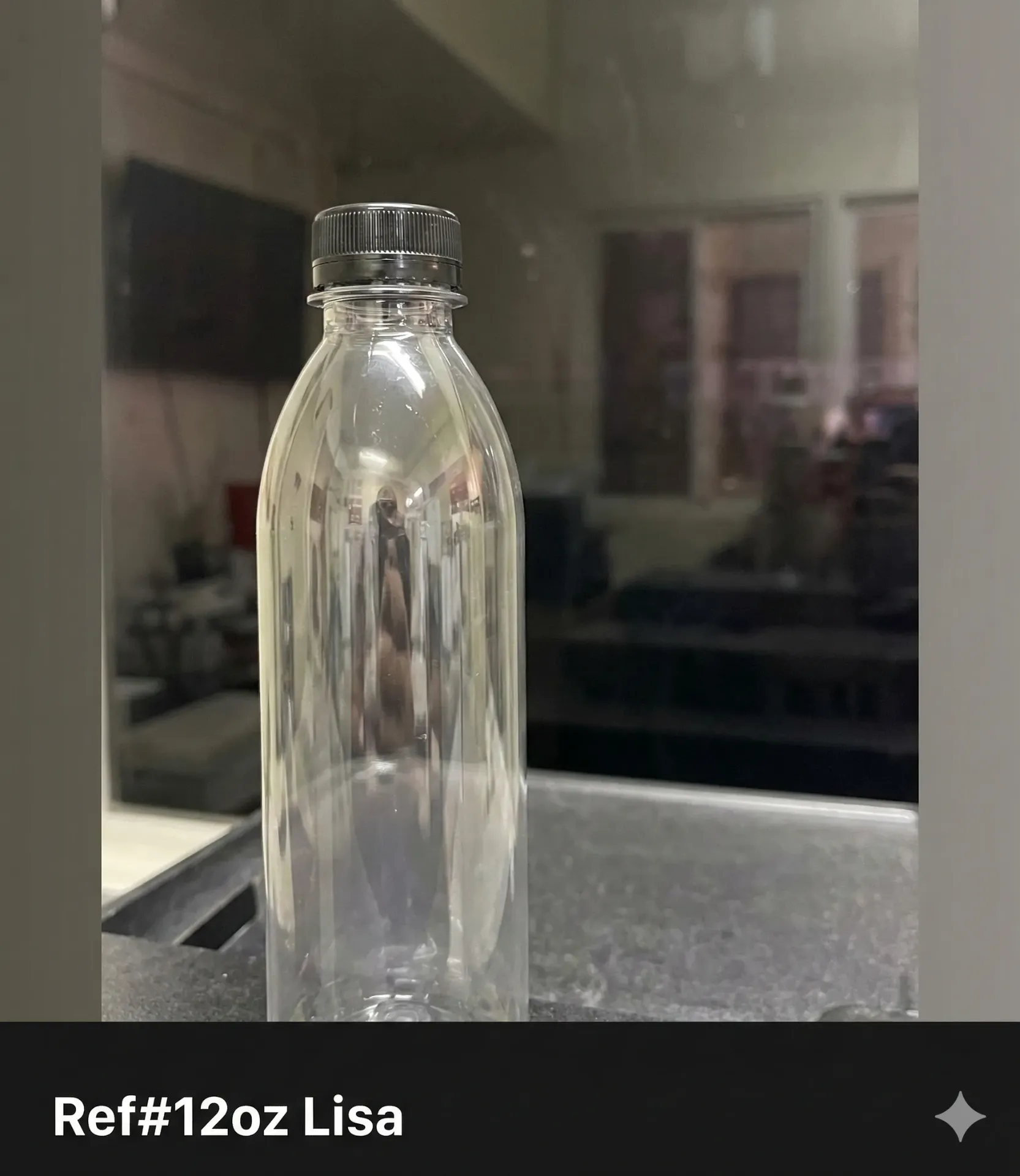 BOTELLA CILINDRICA DE 12 OZ CON TAPA 