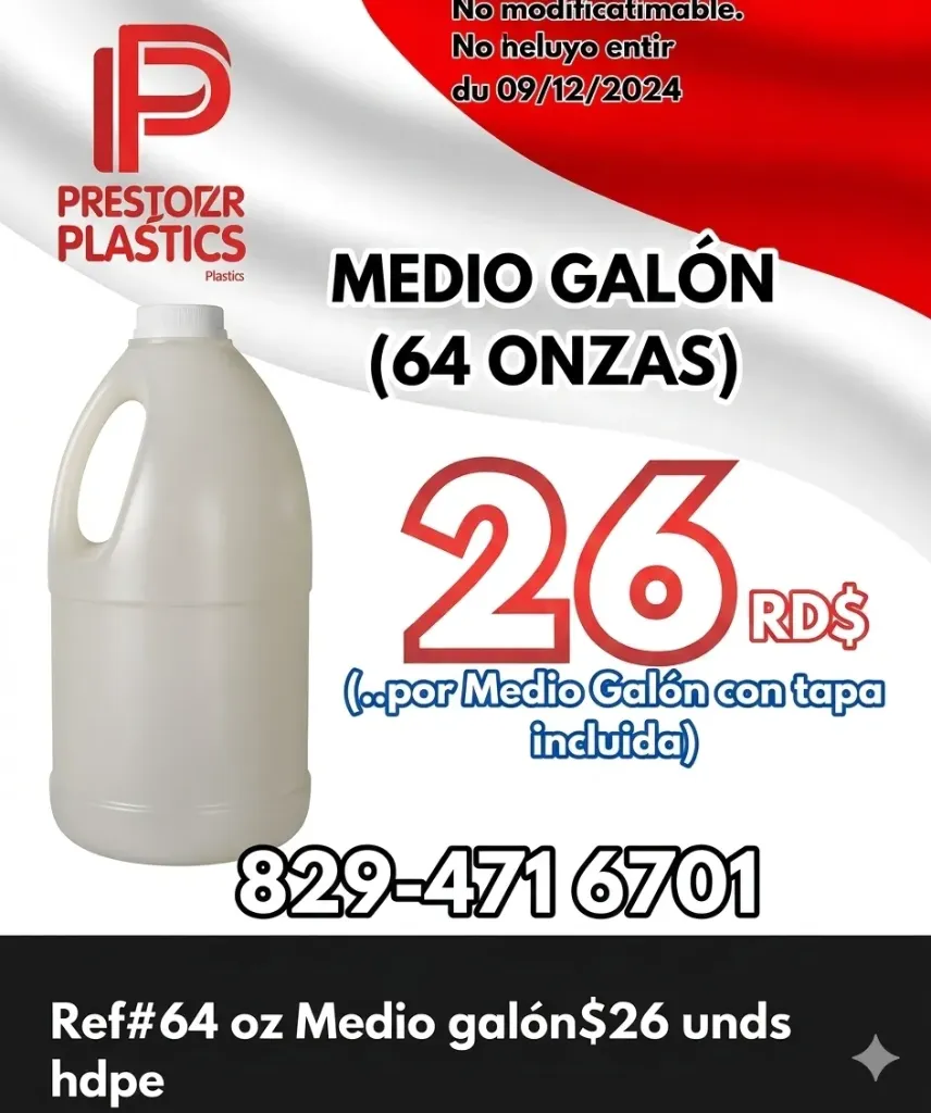 [0264] Medio Galón natural de 64 onzas 
